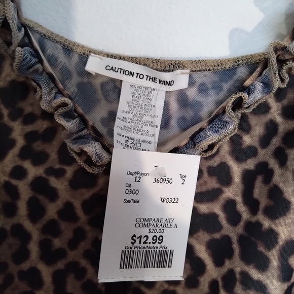 Animal print top - Picture 2 of 2